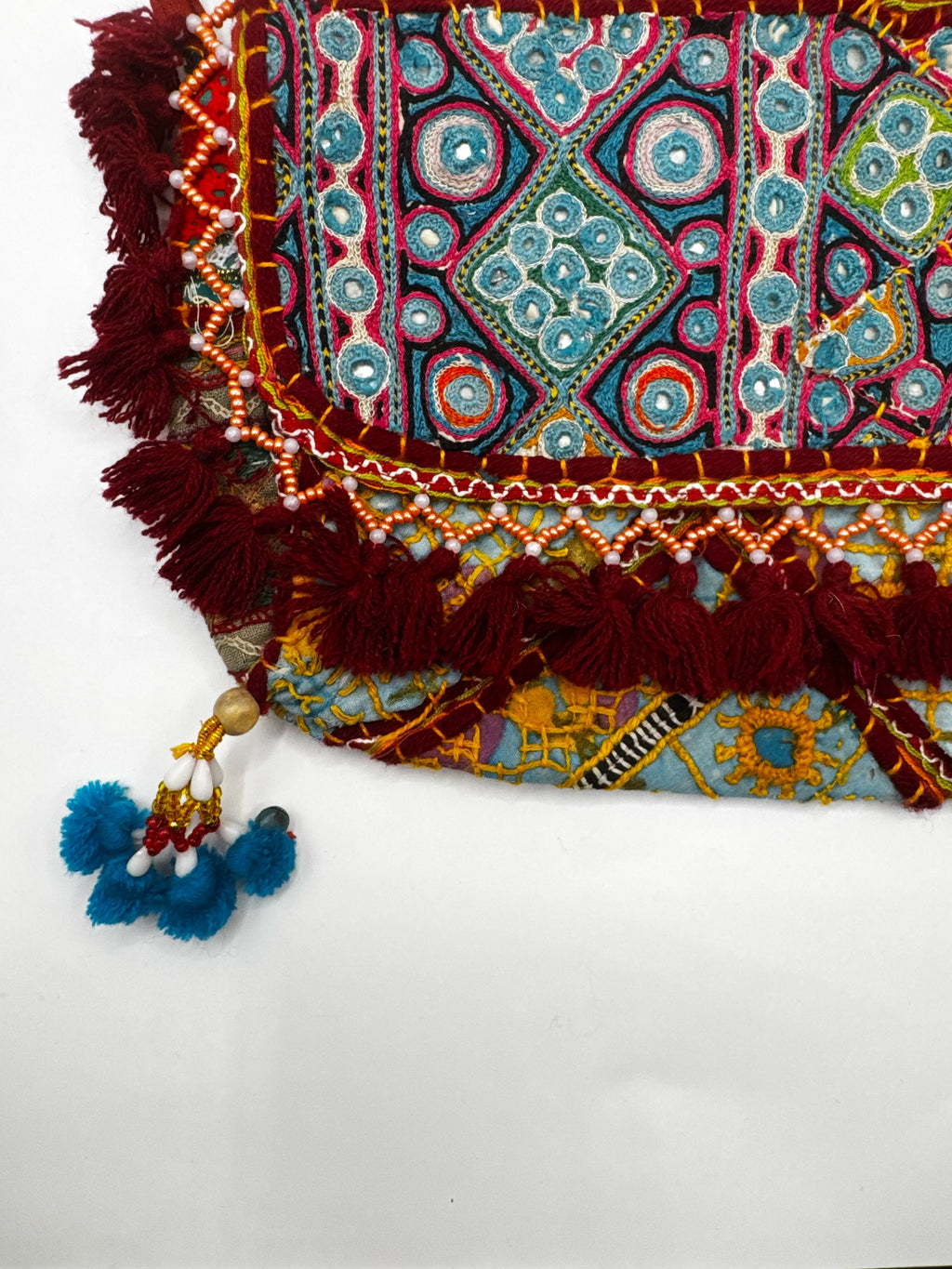 Amber Mosaic Kaftan & Clutch Set