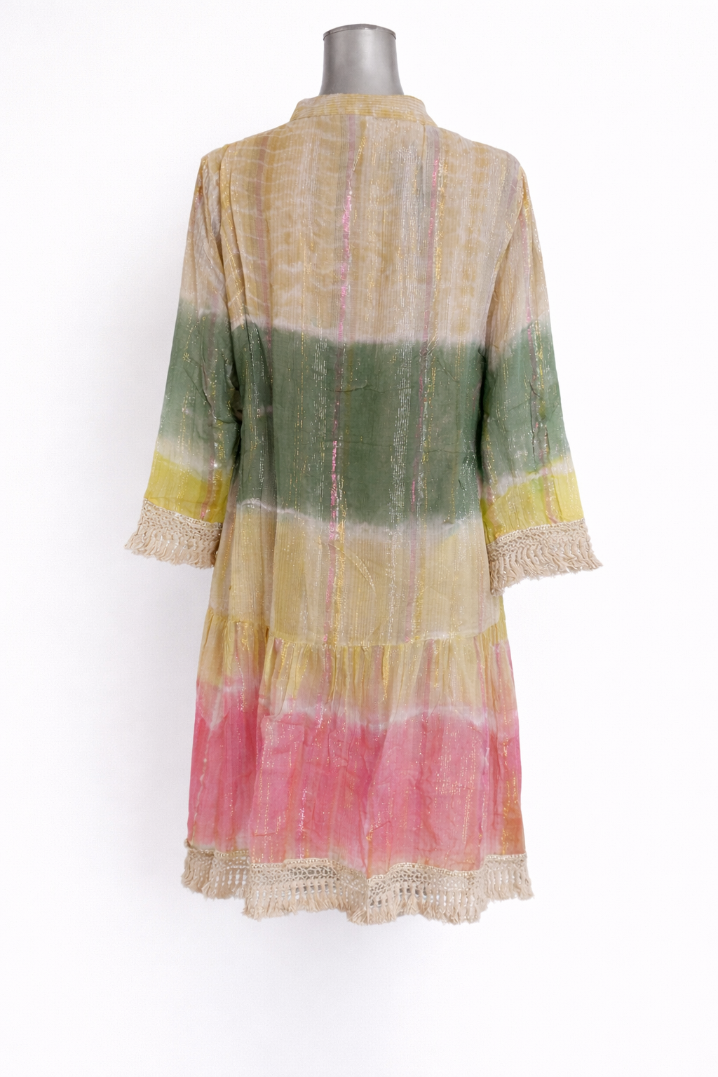 Luna Garden Embroidered Tunic Coverup Dress