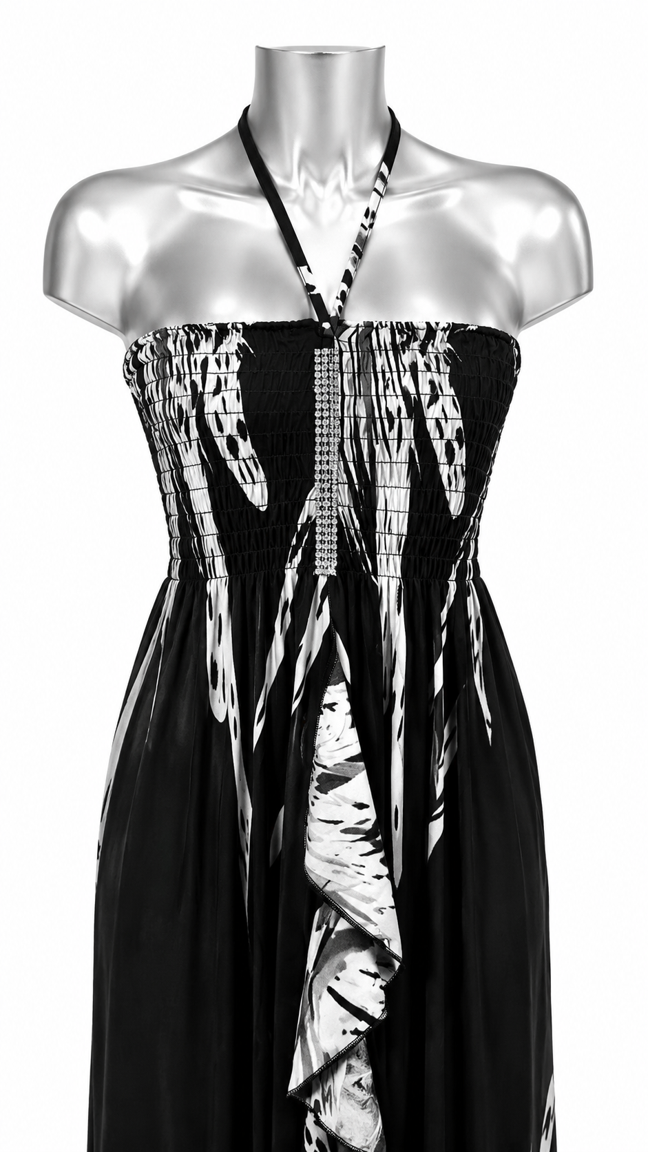 After Dark Ruffle Maxi Dress