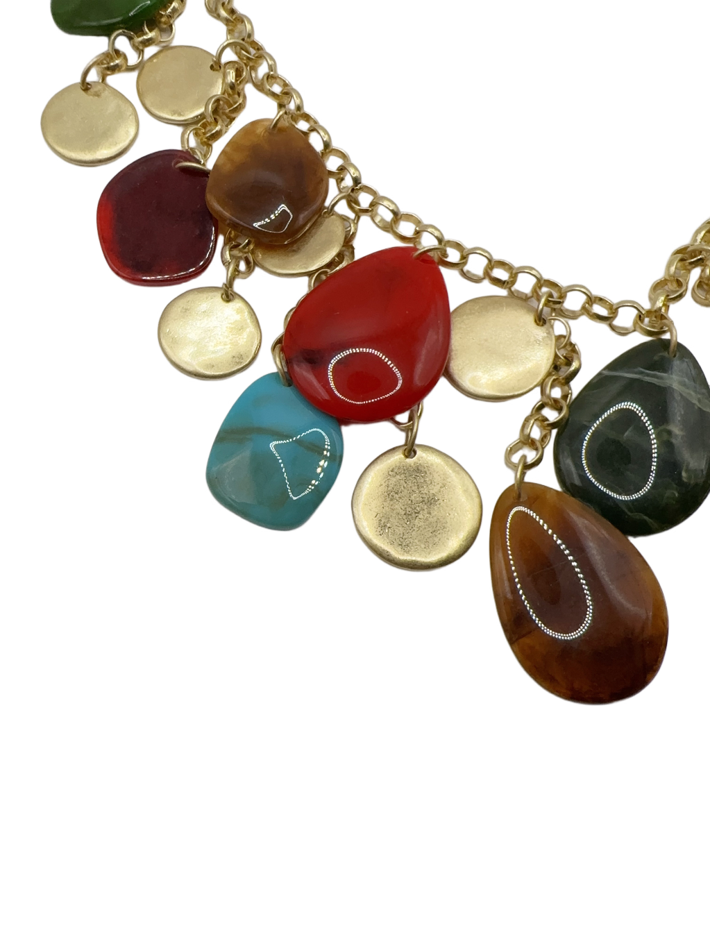 Radiant Jewel Rainfall Necklace