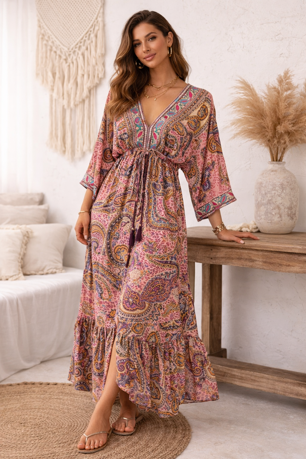The Nomad Muse Kaftan Dress