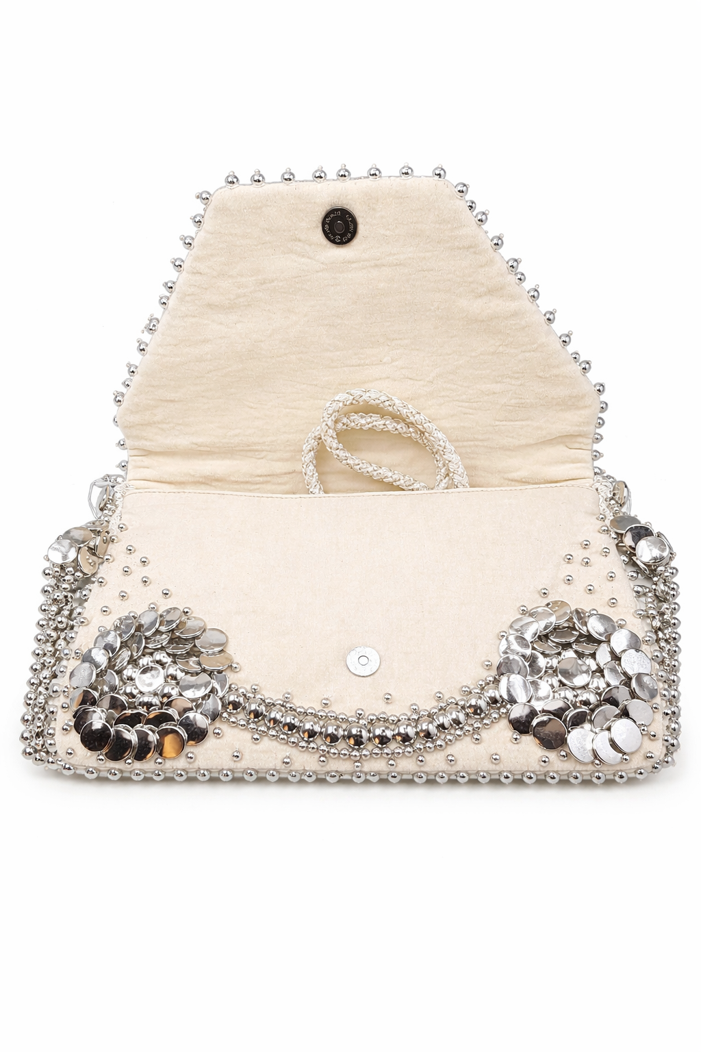 Luna Cascade Embellished Shoulder Bag & Belt Set
