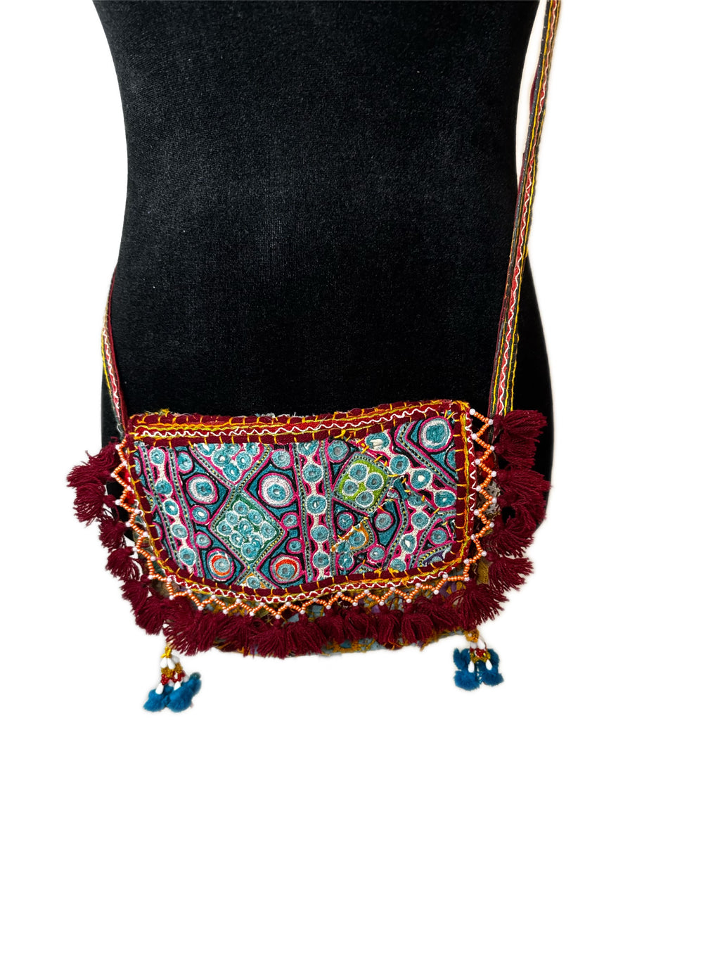 Amber Mosaic Kaftan & Clutch Set