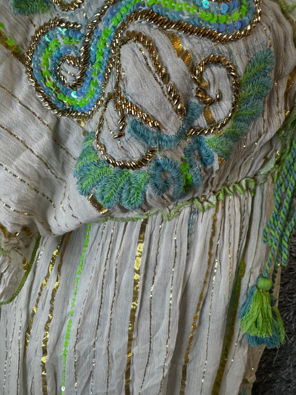 Seafoam Meadow Dress