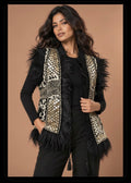 Midnight Mirage Embellished Vest