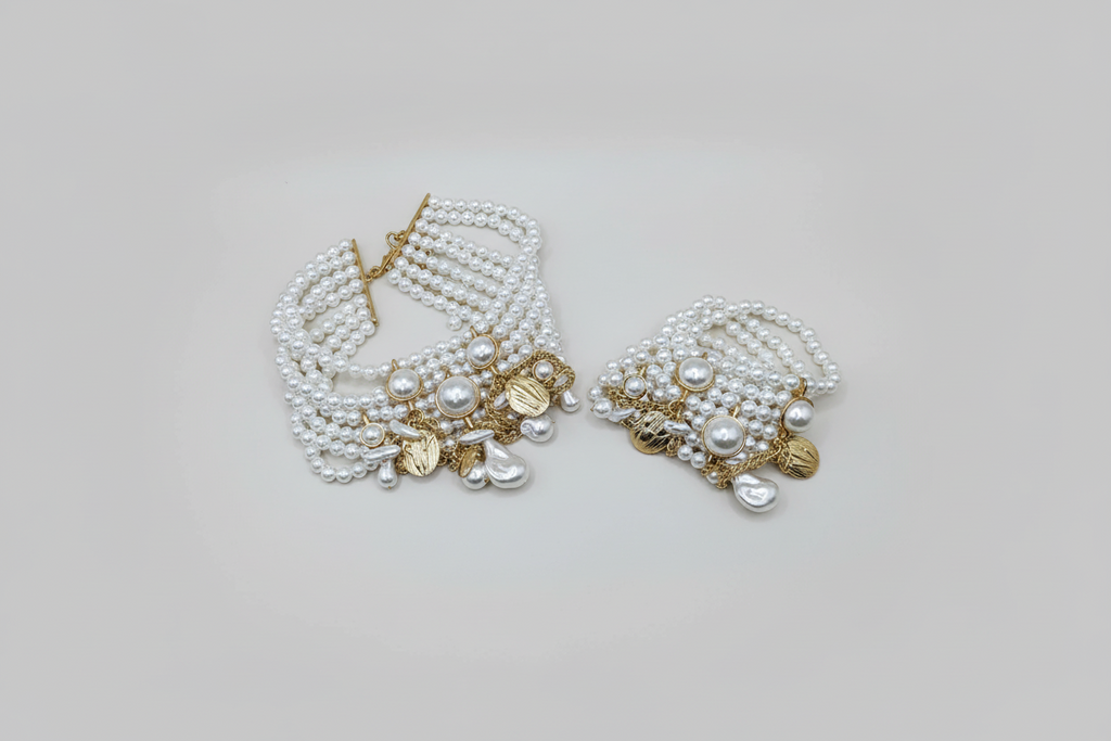 Golden Tides Pearl Choker