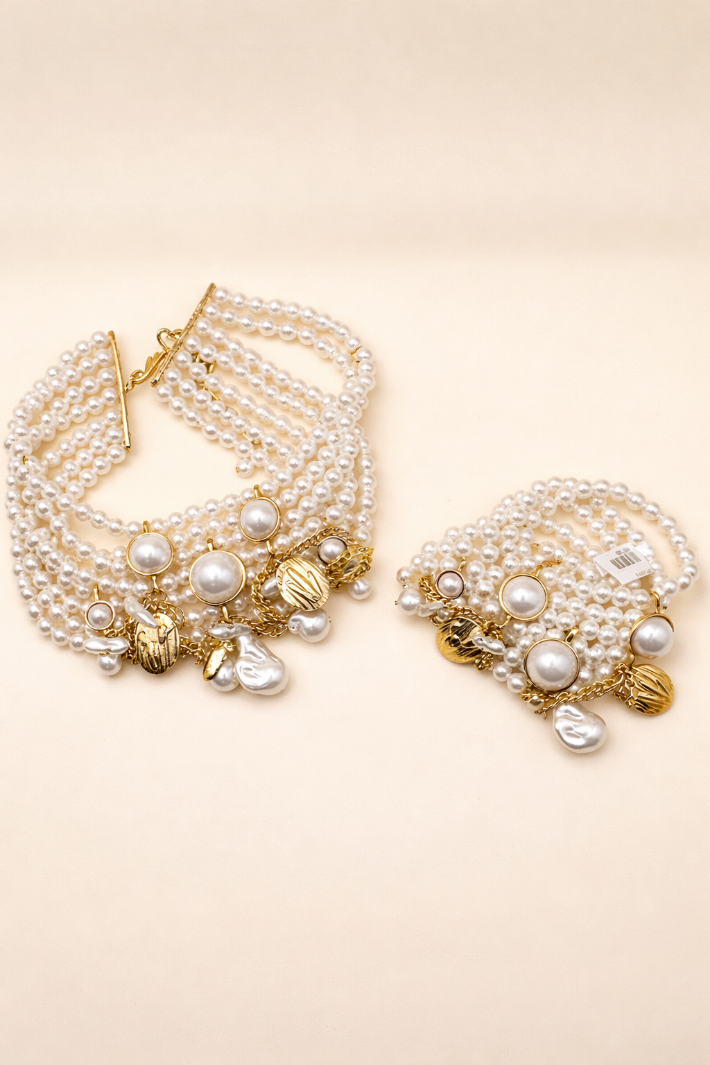 Golden Tides Pearl Choker