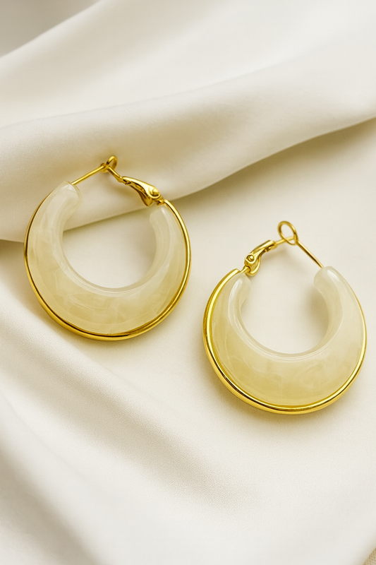 Bone earrings
