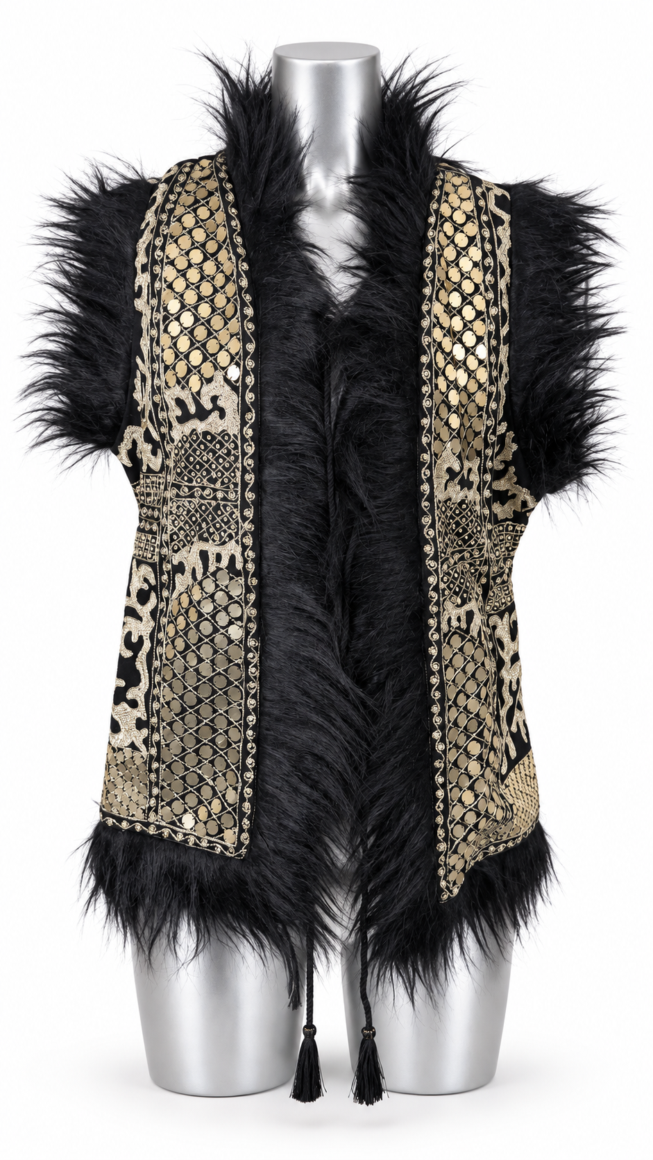 Midnight Mirage Embellished Vest