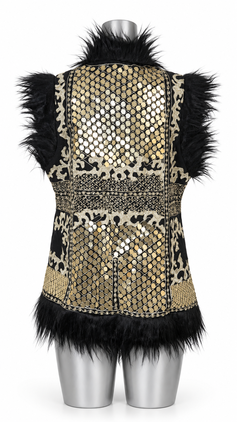 Midnight Mirage Embellished Vest