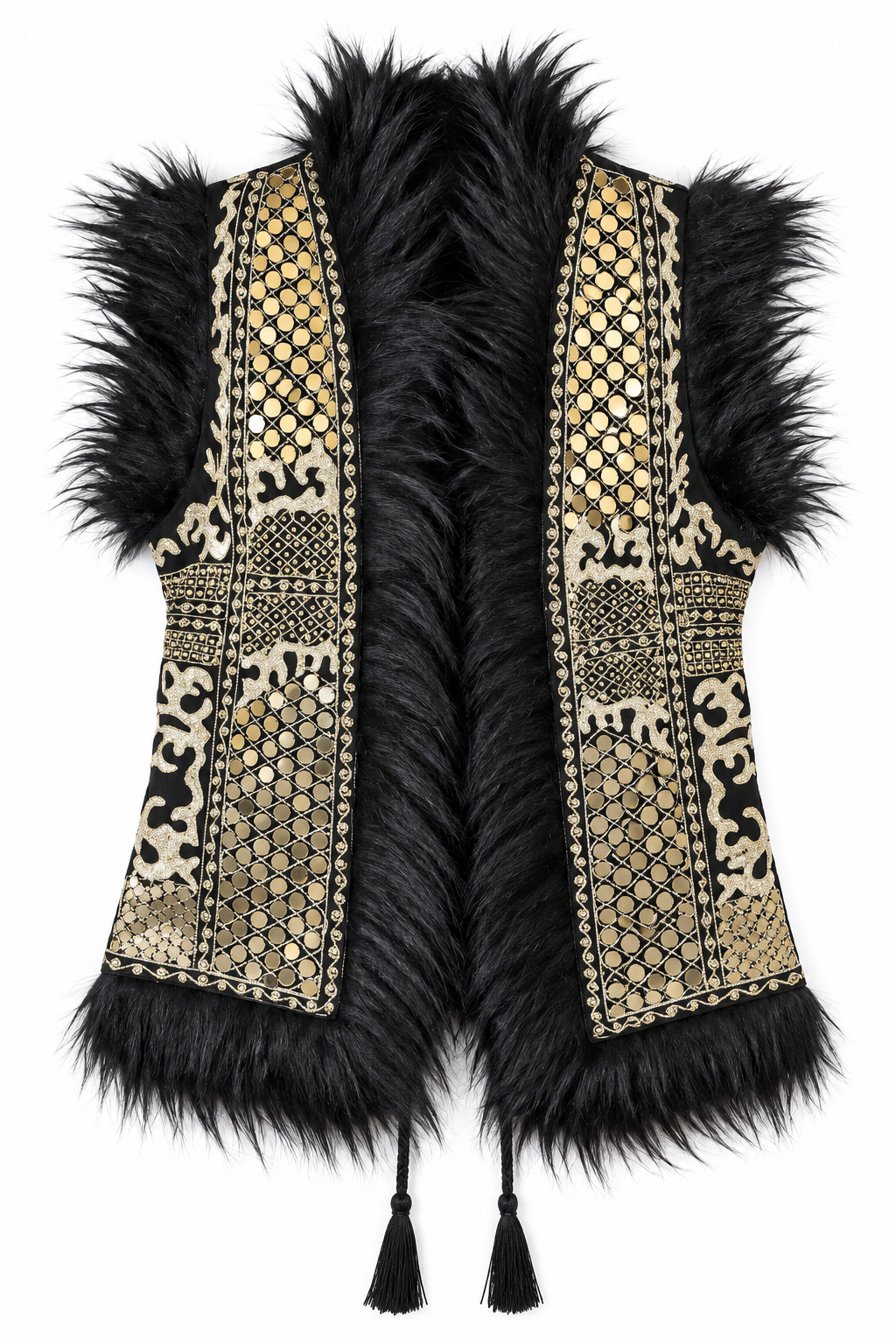 Midnight Mirage Embellished Vest
