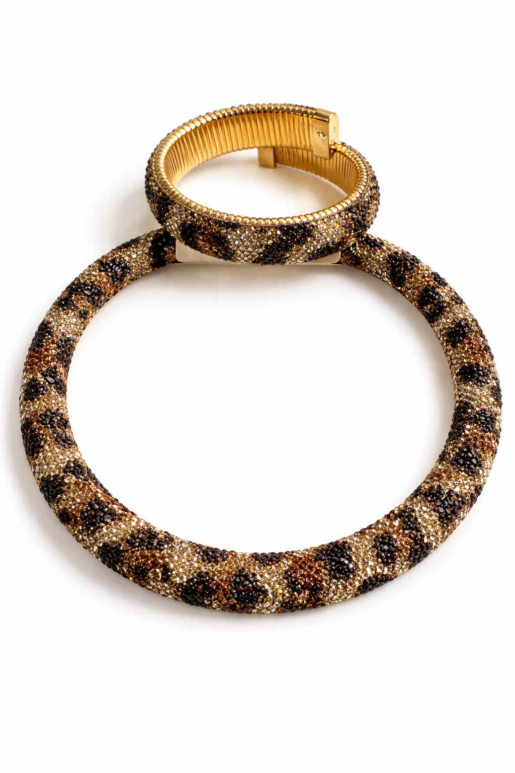 Savanna Glow Leopard Crystal Set