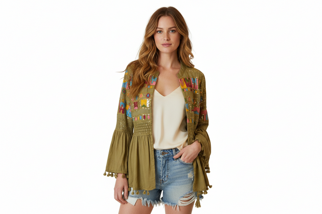 Desert Mirage Embroidered Jacket