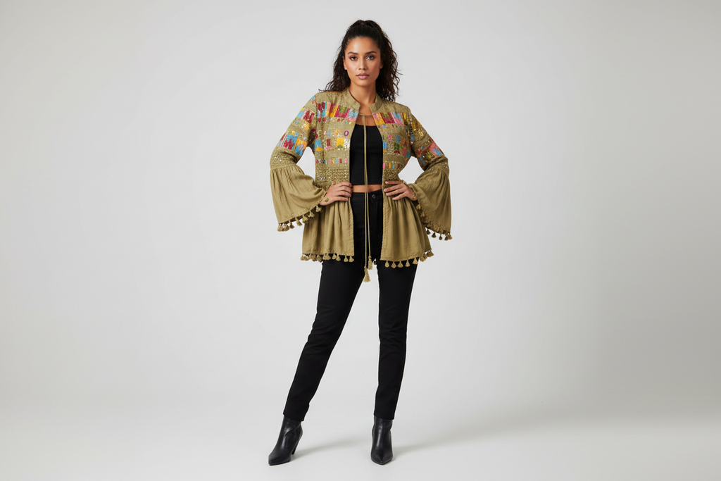 Desert Mirage Embroidered Jacket