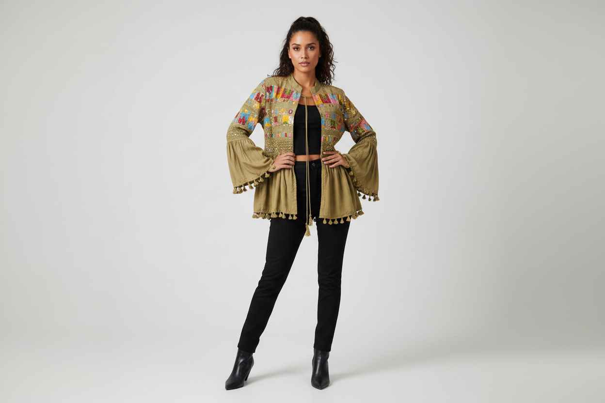 Desert Mirage Embroidered Jacket