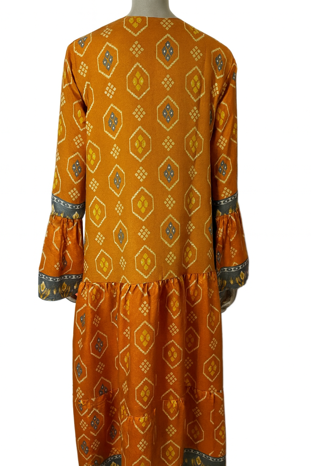 Desert Bloom Kaftan & Beaded Clutch Bag