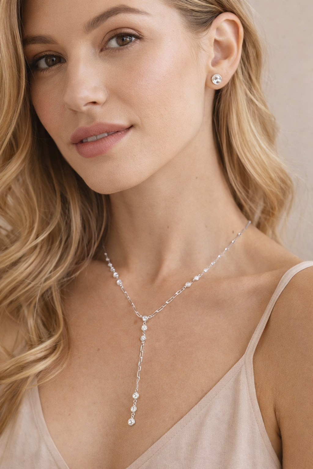 Luna Bezel Jewelry Set - Hand-polished Stainless Steel