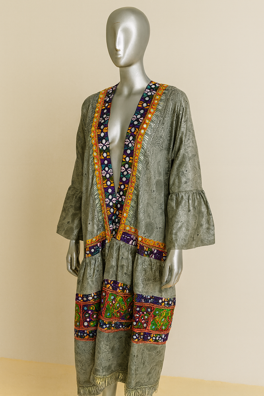 Meadow Bloom Kaftan & Clutch Set