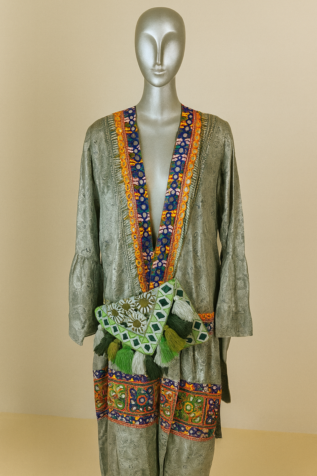 Meadow Bloom Kaftan & Clutch Set