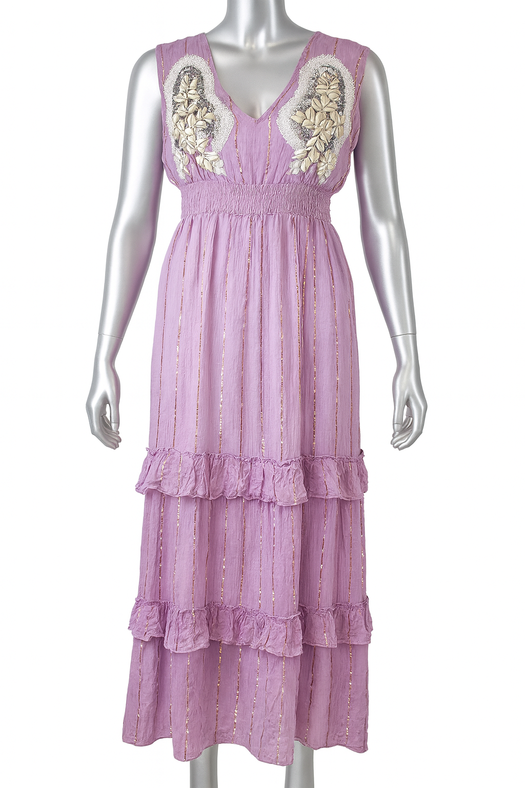 Seashell Charm Dress - Flows without clinging