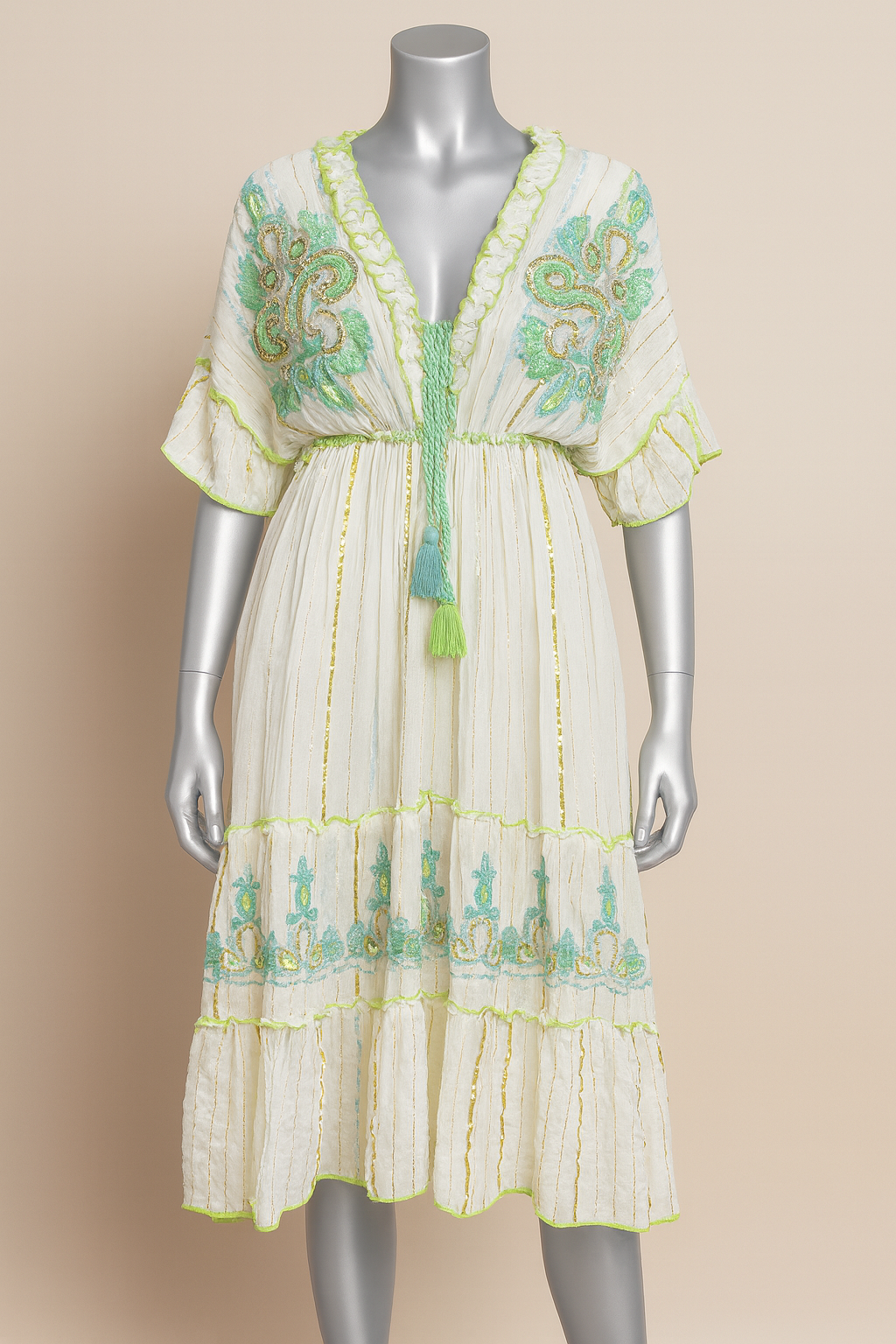 Seafoam Meadow Dress