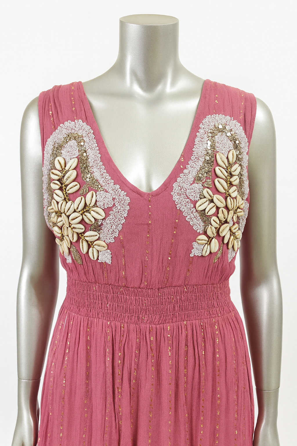 Seashell Charm Dress - Flows without clinging