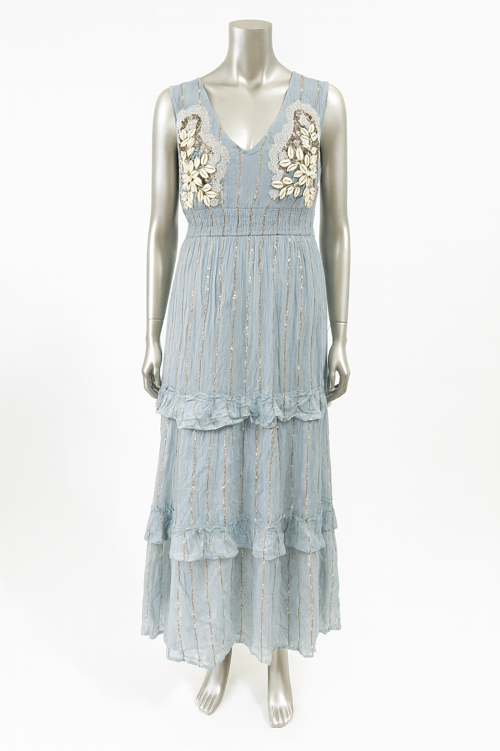 Seashell Charm Dress - Flows without clinging