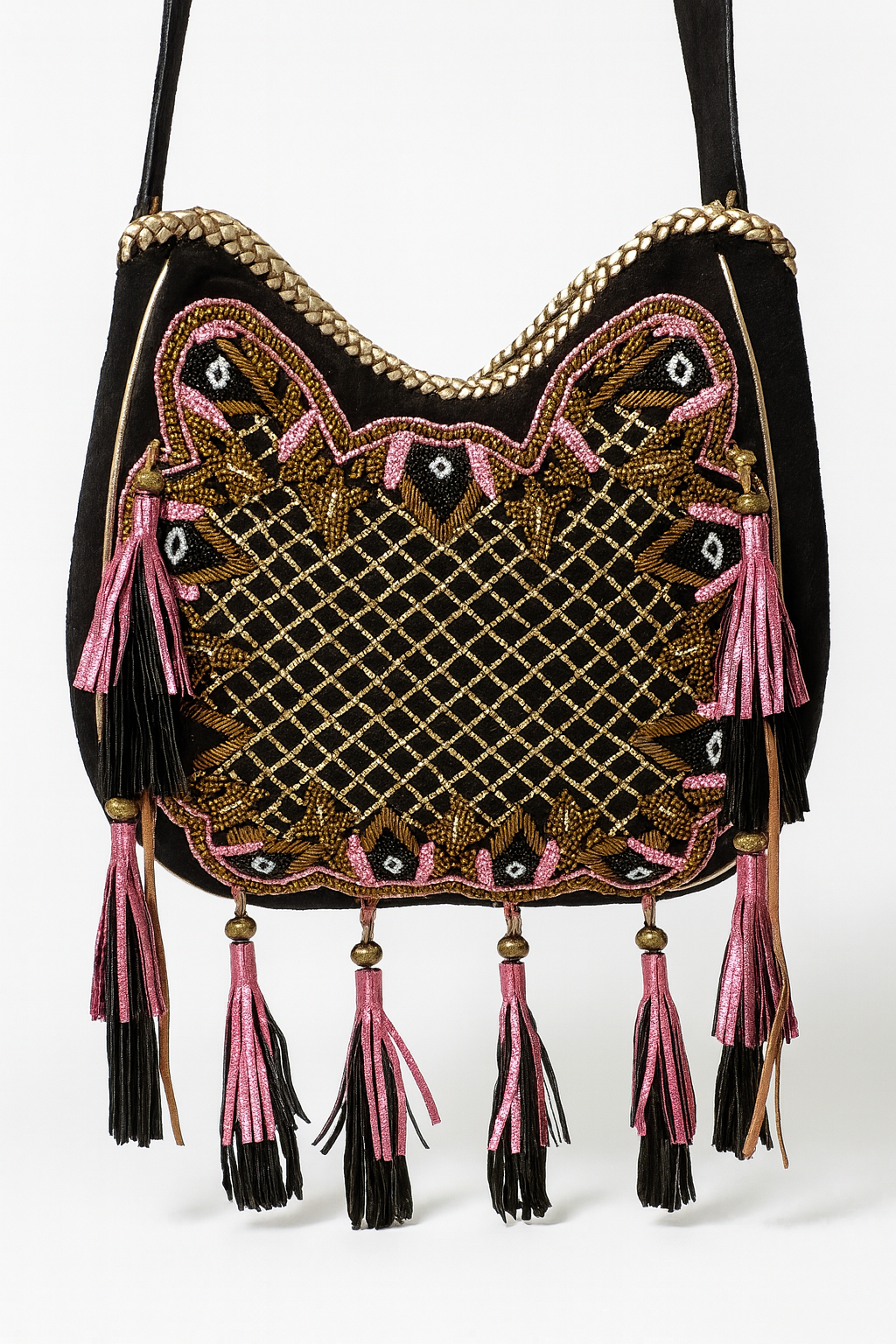 Starlight Serenade Suede Bucket Bag