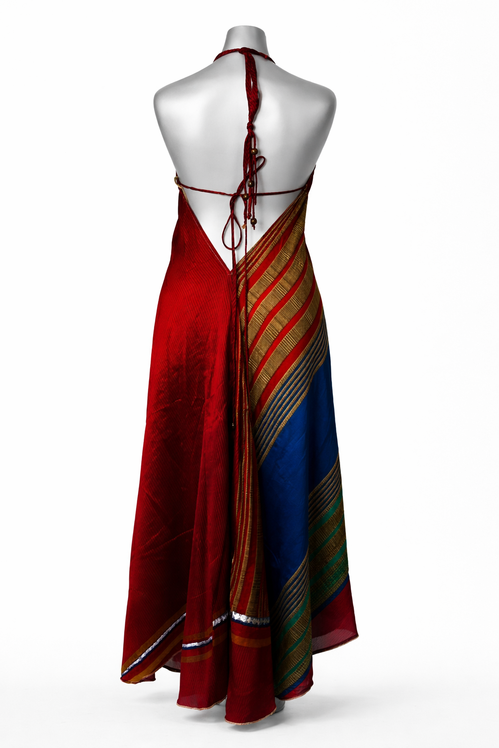 Saffron Skies Halter Maxi Dress