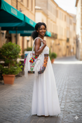Nomad Bloom Leather Fringe Tote