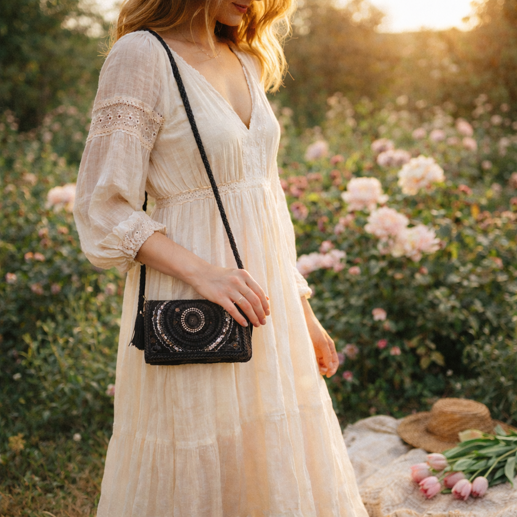 Lunar Radiance Shoulder Bag