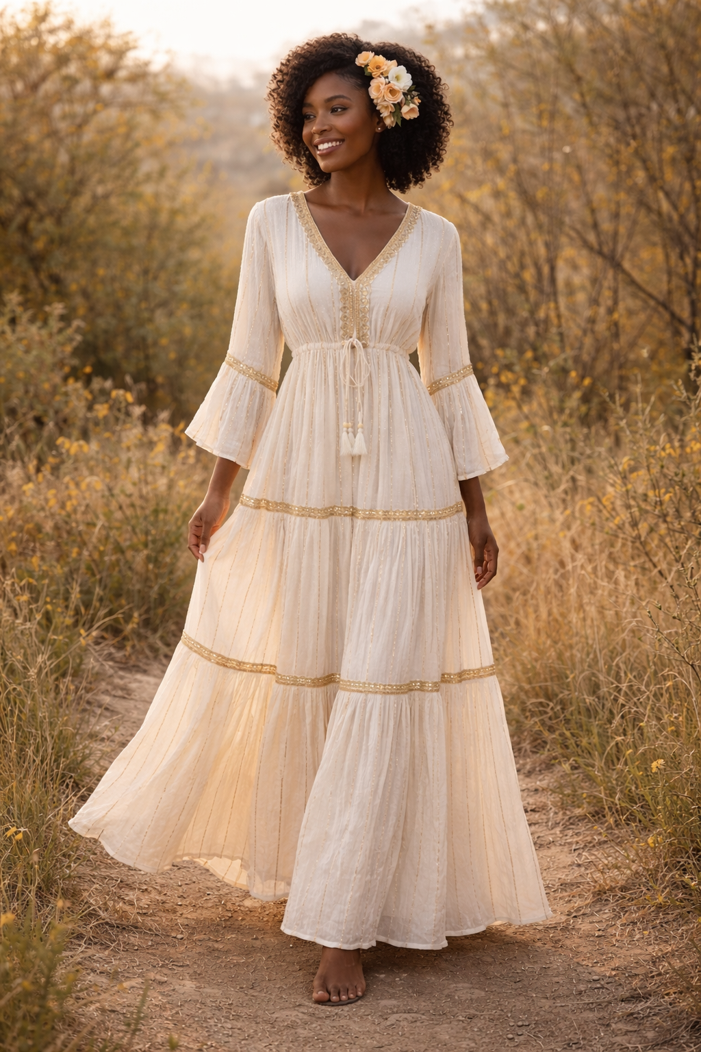 Honey Glow Maxi Dress