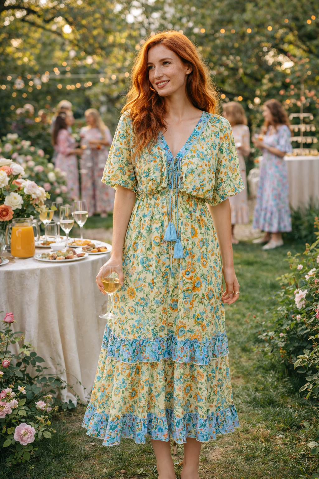 Bluebell Garden Midi Dress