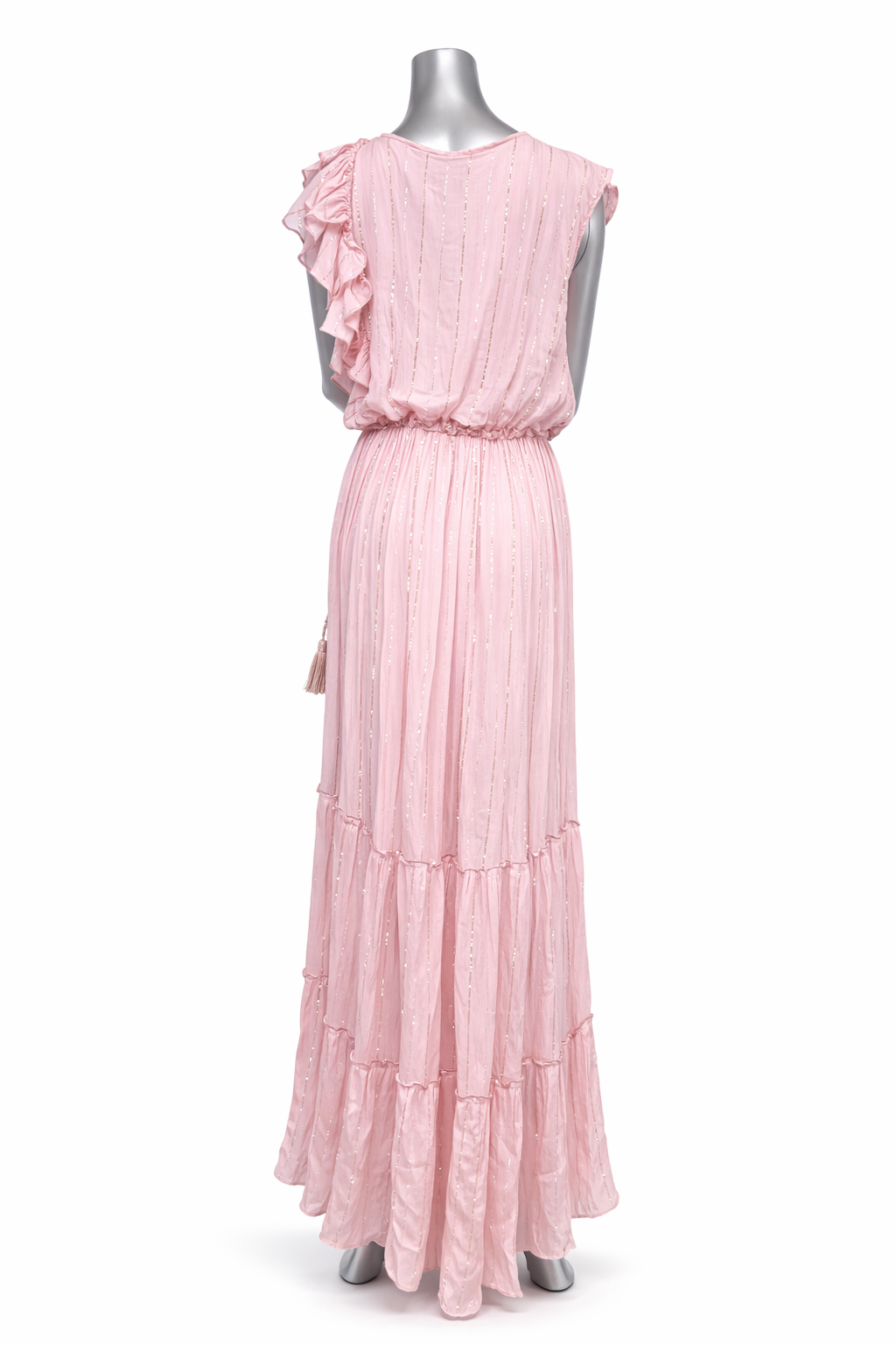 Blush Celestia Ruffle Maxi Dress