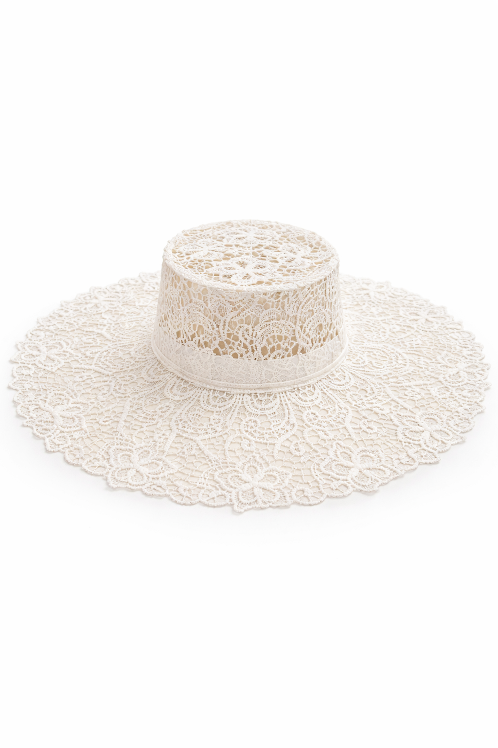 Lace Garden Tote & Hat Set