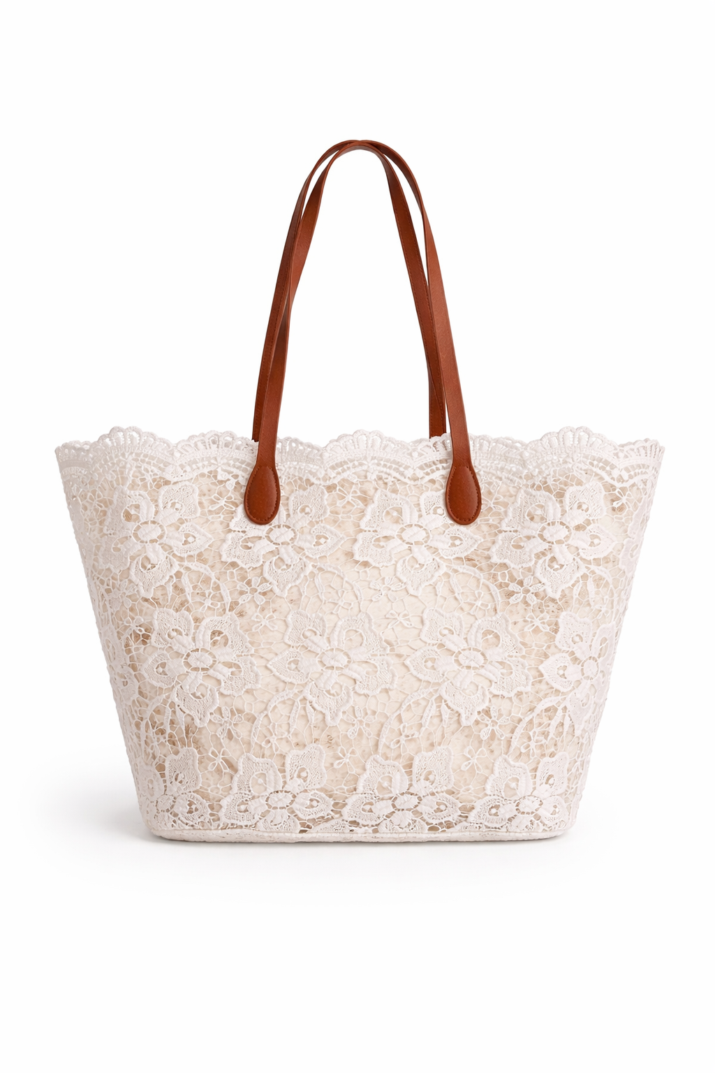 Lace Garden Tote & Hat Set