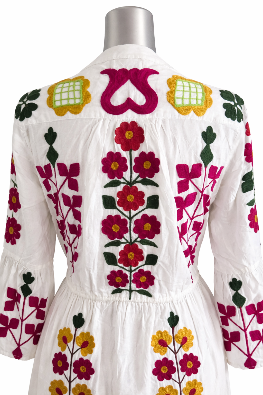 Rosalita Garden Embroidered Cotton Dress