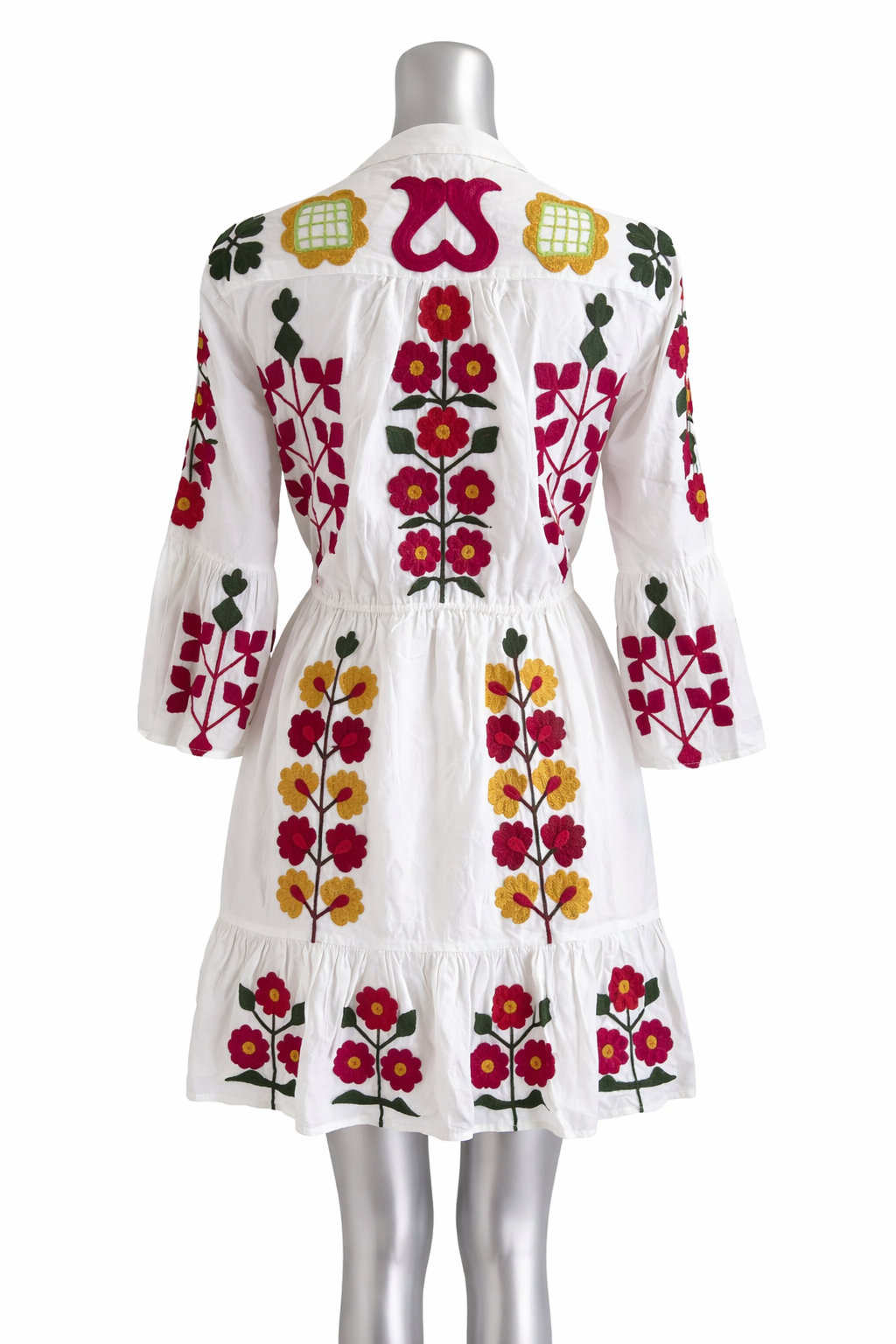 Rosalita Garden Embroidered Cotton Dress