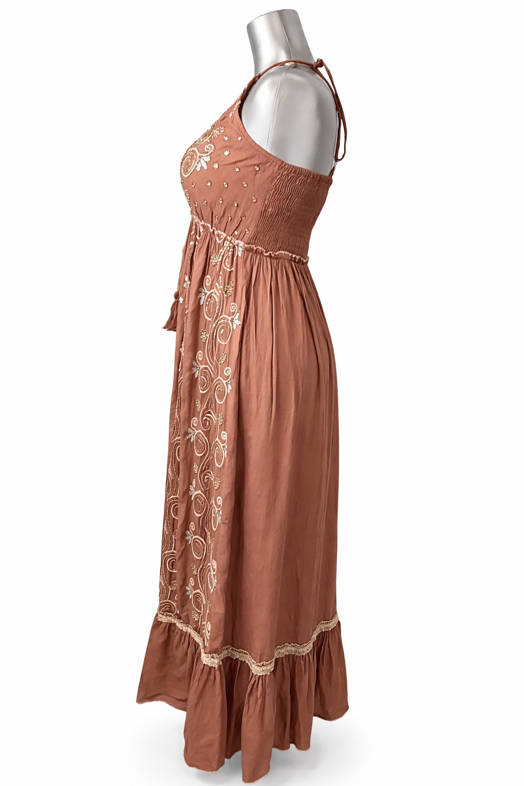 Desert Muse Embroidered Maxi Dress