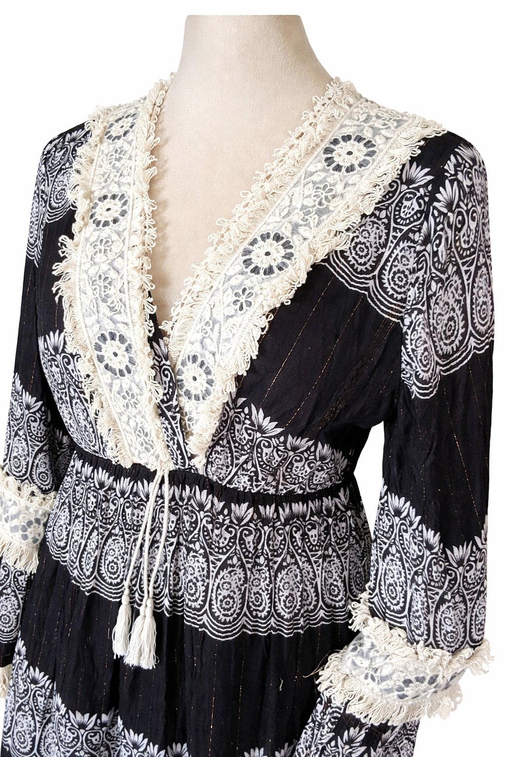 Midnight Lace Nomad Maxi Dress