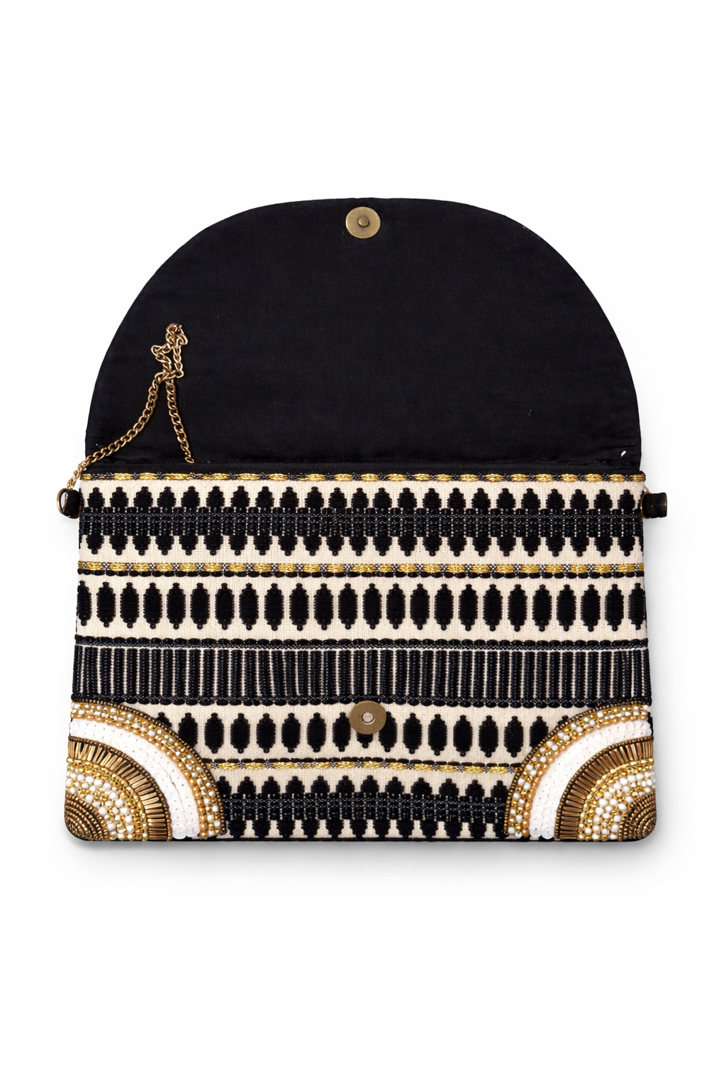Celestial Arc Embellished Clutch