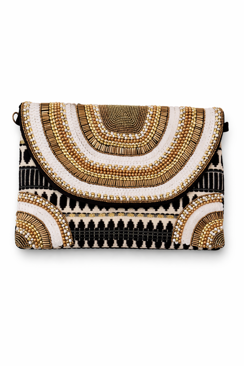 Celestial Arc Embellished Clutch