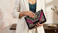 Aurora Fringe Jewel Clutch