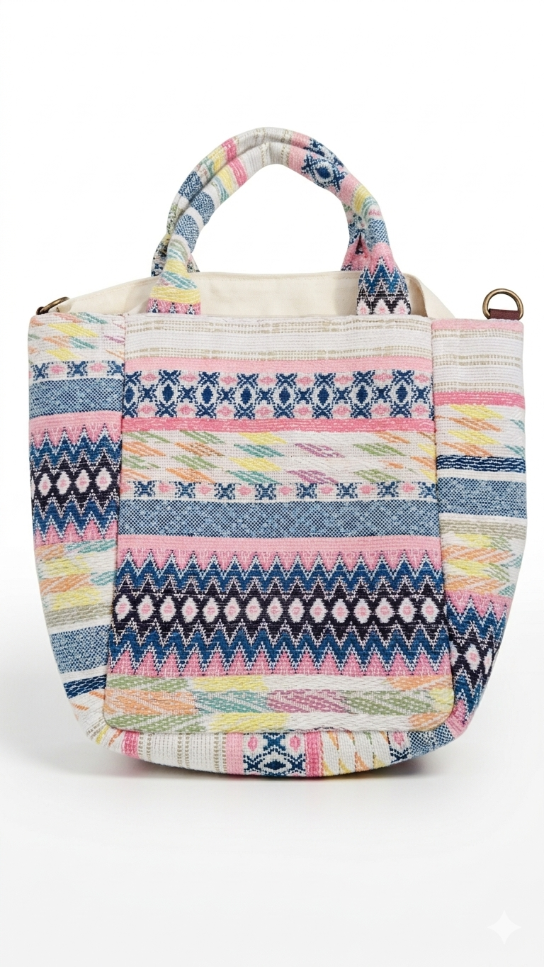 Sunset Mirage Beaded Tote