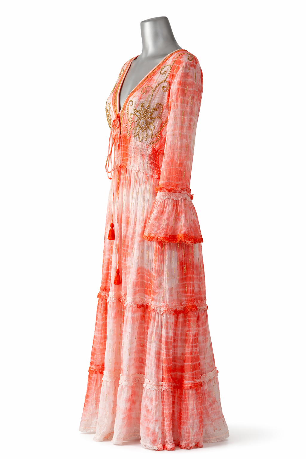 Sunset Ember Mirage Maxi Dress