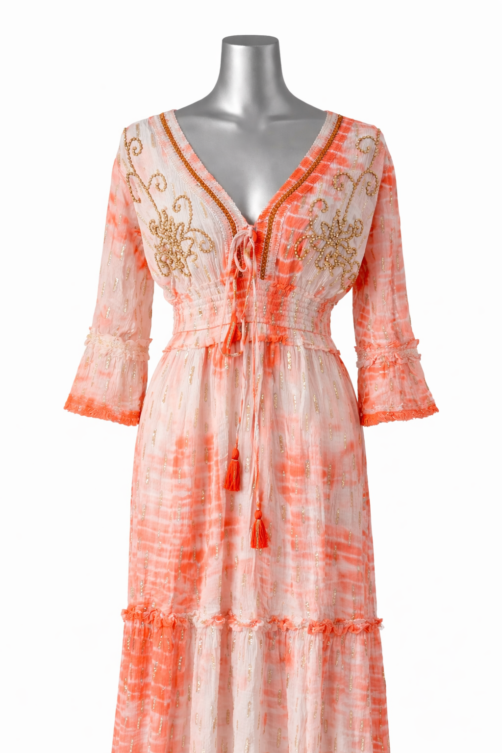 Sunset Ember Mirage Maxi Dress