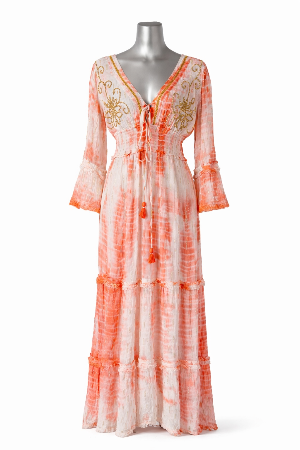 Sunset Ember Mirage Maxi Dress