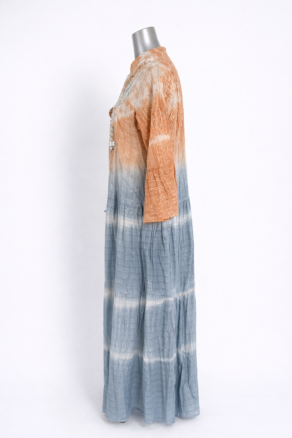 Coastal Muse Ombre Embroidered Maxi Dress