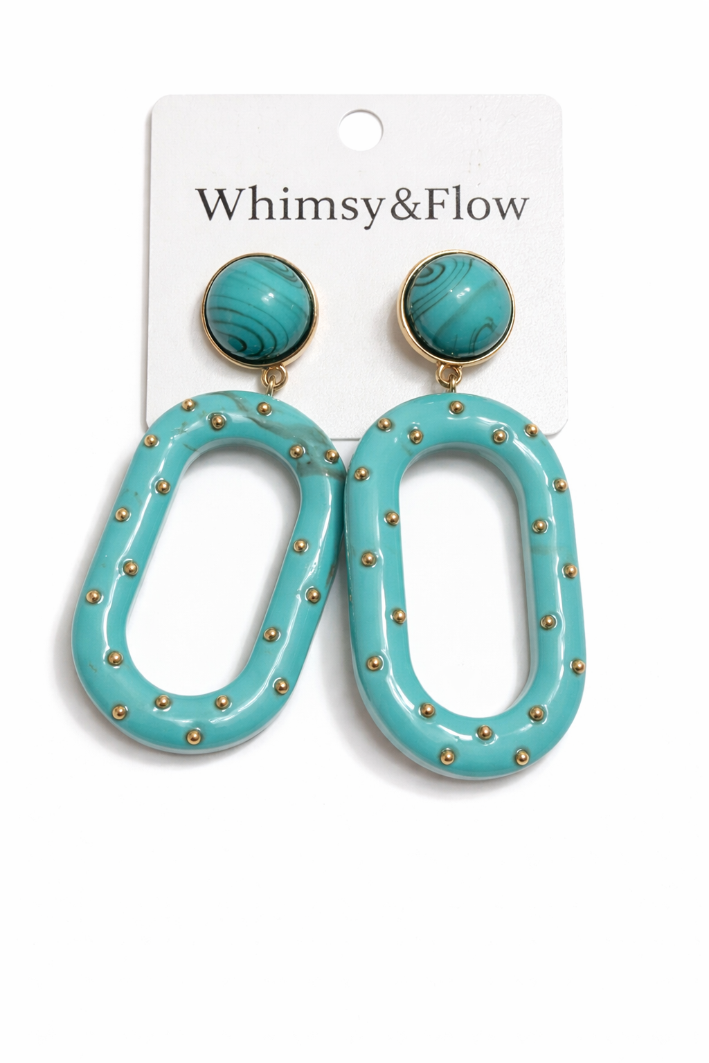 Turquoise Muse Studded Jewelry Set