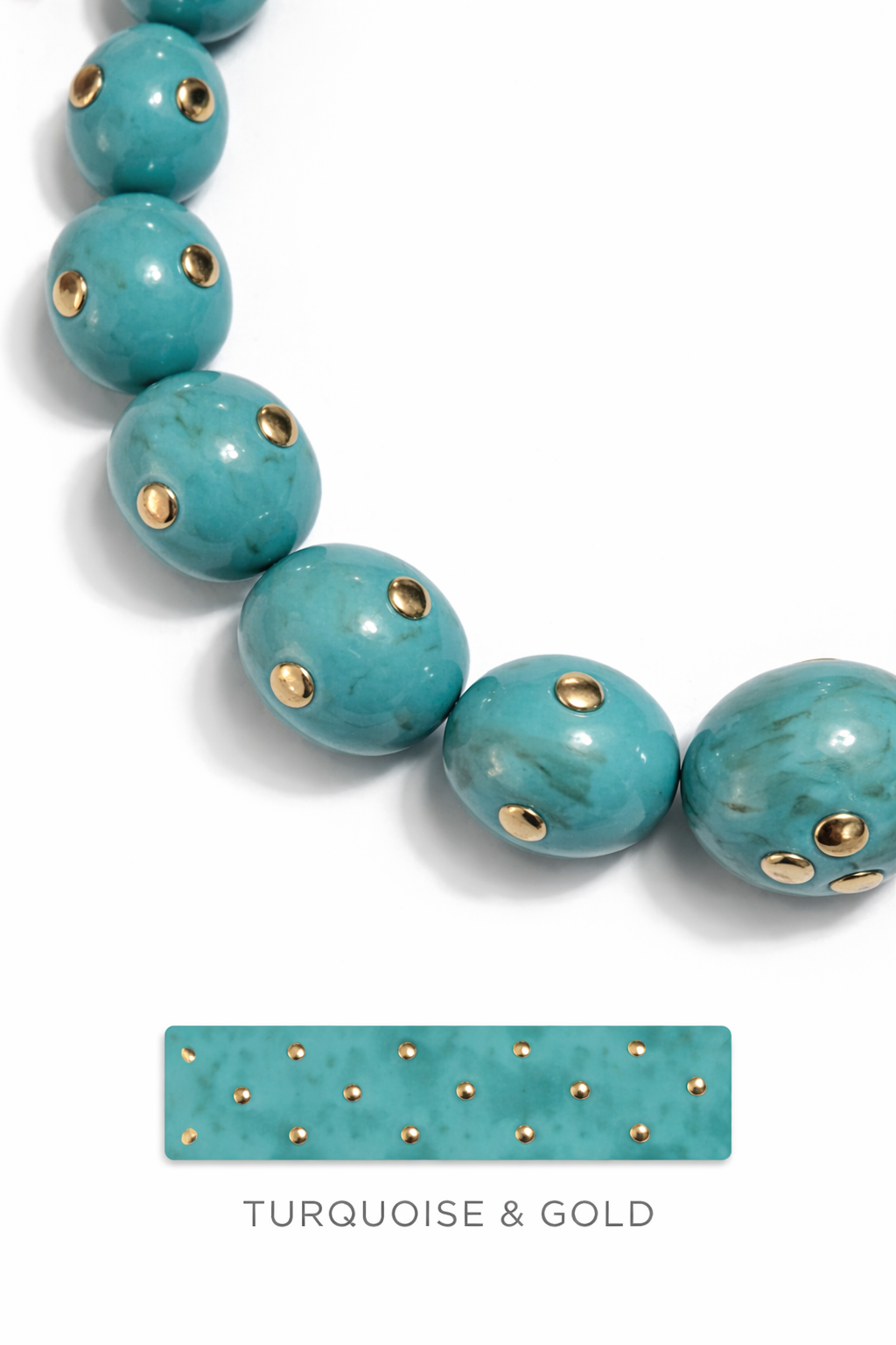 Turquoise Muse Studded Jewelry Set